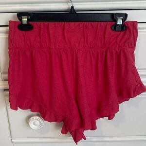 Dark pink Free people shorts